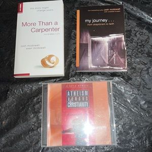 DVD Atheism VS Christianity & 2 Books That Help Your Journey EUC